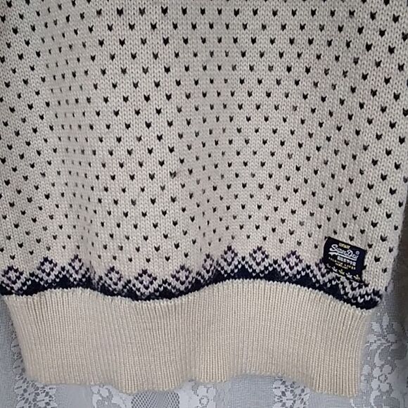 Vintage Knit Super Dry Premium Goods XS Size Unisex Sweater - Picture 5 of 16